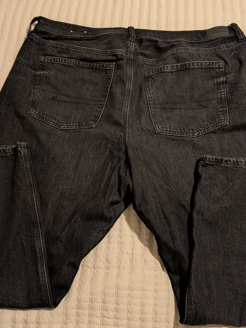American Eagle Outfitters Black Stovepipe Jeans - Picture 3 of 6